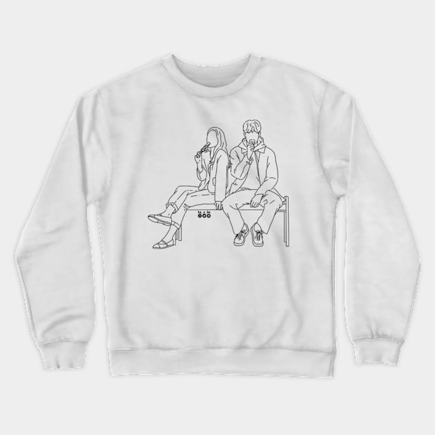 Doctor Slump Crewneck Sweatshirt by ayshatazin